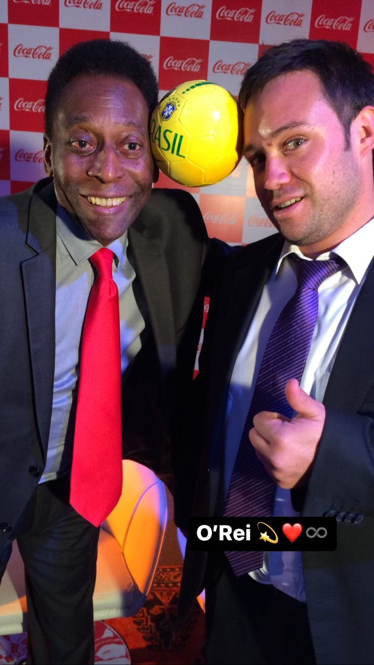 Dani Ahumada y Pelé