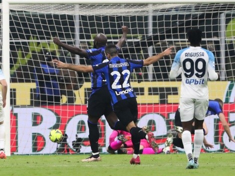 El Inter da la sorpresa y le quita el invicto al Napoli en Italia