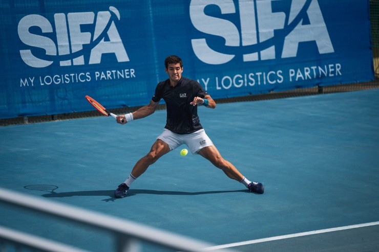 Cristian Garin en el Challenger de Noumea