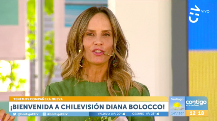 Diana Bolocco oficializa su llegada a nuevo canal.(Foto: Chilevisión)