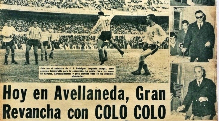 La crónica de la previa del último duelo oficial entre Racing Club y Colo Colo, en 1967