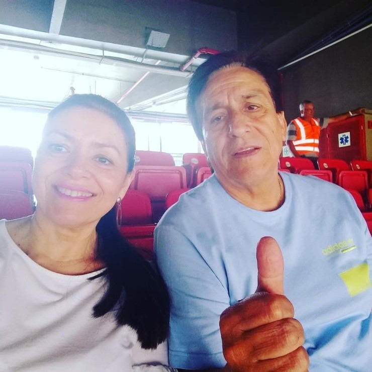 Condor Rojas y su pareja