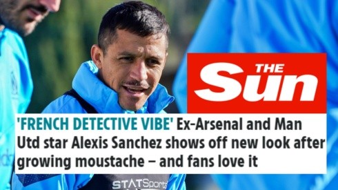 Alexis Sánchez sigue haciendo noticia en Inglaterra, aunque ahora sea por su apariencia física