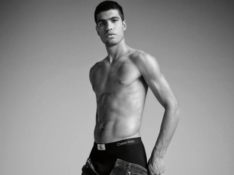 Carlos Alcaraz debuta como modelo de calzoncillos