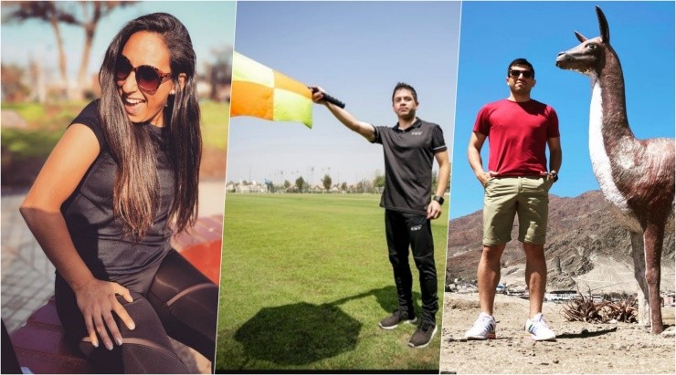 Cindy Nahuelcoy, Claudio Ríos y Benjamín Saravia son algunos de los árbitros y árbitras que se lucen en Instagram