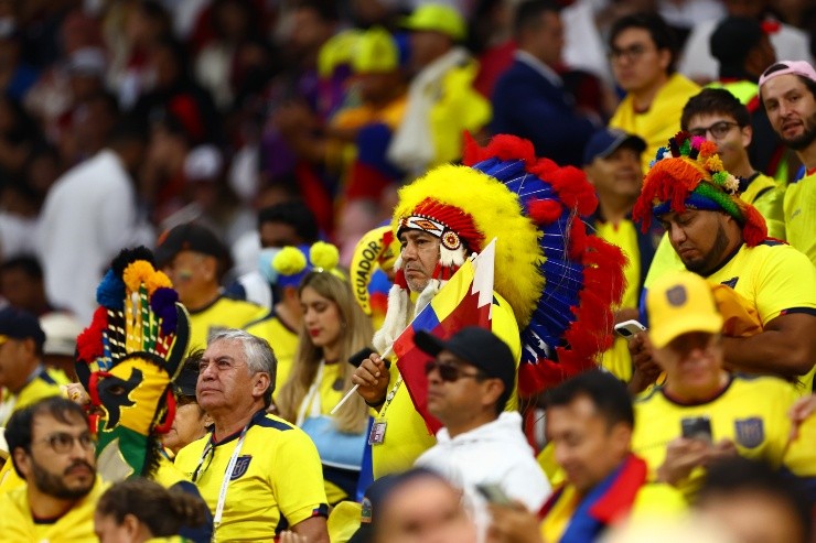 Los hinchas de Ecuador se acordaron de Chile en Qatar 2022 | Getty Images