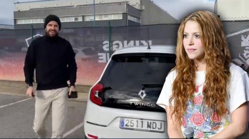 Piqué llegó a la Kings League en un Renault Twingo, auto que Shakira mencionó en su popular canción con Bizarrap.