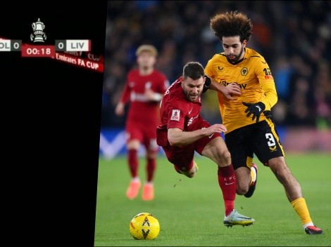 Pasa también en Europa: Corte de luz en el Liverpool vs Wolves
