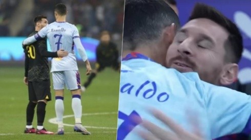 Tanto Cristiano como Messi compartieron imágenes junto al otro