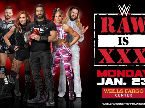 ¿A qué hora comienza Monday Night Raw XXX de WWE?