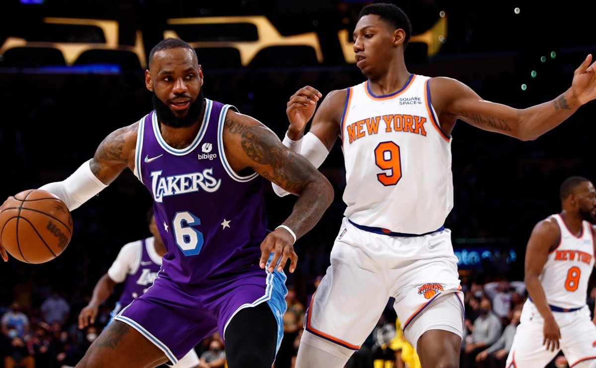 Los Angeles Lakers vs Knicks EN VIVO Horario y dónde ver la NBA