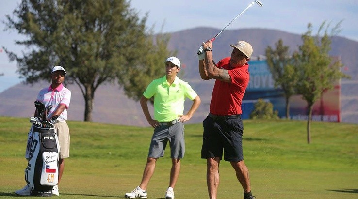 Esteban Paredes es un gran aficionado al golf