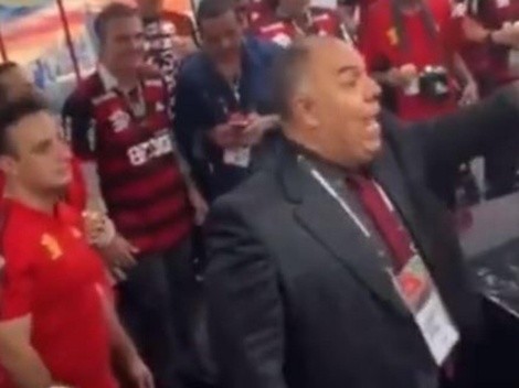 Burlas a dirigente de Flamengo que cantó: "¡Real Madrid puede esperar!"