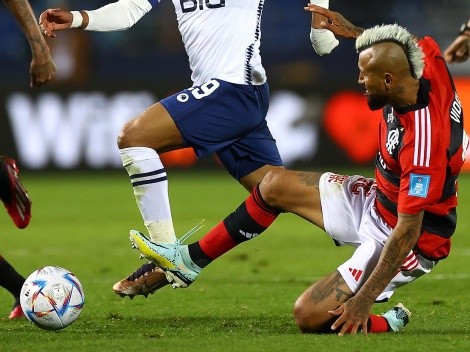 Vidal se da fuerzas: autoarenga para pelear en Flamengo