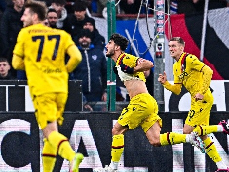 Medel suma minutos en triunfazo del Bologna por Serie A