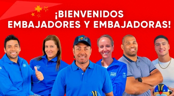 Este lunes se oficializarán los seis embajadores designados para Santiago 2023