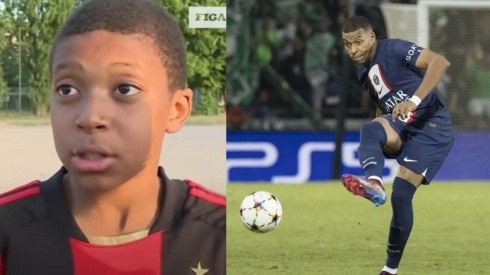 Mbappé seguía al AC Milan desde pequeño