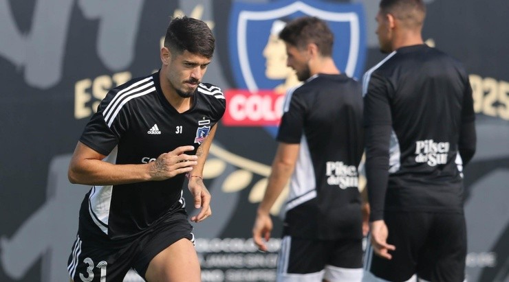 Matías Moya ya entrena con normalidad en el Estadio Monumental. | Foto: Colo Colo.