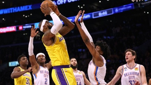 LeBron será baja en los Lakers por lesión.