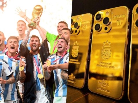 ¿Fue Messi? La verdadera historia de los iPhone de oro para la Scaloneta