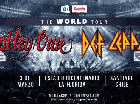Cómo llegar, horarios y recomendaciones para Mötley Crüe y Def Leppard en Chile