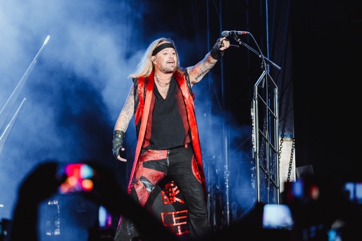 Mötley Crüe hizo cantar a los miles de fanáticos chilenos (Foto: Guillermo Salazar)