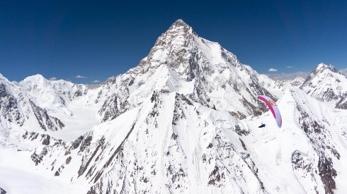 Tom De Dorlodot y Horacio Llorens sobrevolaron la montaña K2, uno de los puntos más altos del planeta.