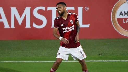 Paulo Díaz volvió a las canchas luego de una larga lesión en River.