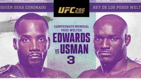 Leon Edwards enfrenta a Kamaru Usman en el evento central de UFC 286.