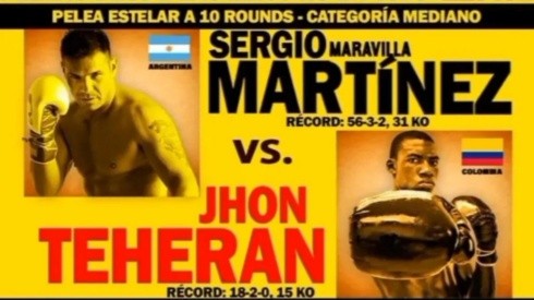 El boxeador argentino enfrenta a Jhon Teherán en un evento relacionado a la serie de STAR+; "Ringo. Gloria y Muerte".