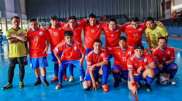 La selección chilena de futsal down ya participó en dos mundiales