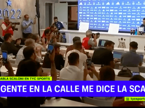 Insólito: periodistas le cantan "¡Dale campeón!" a Scaloni