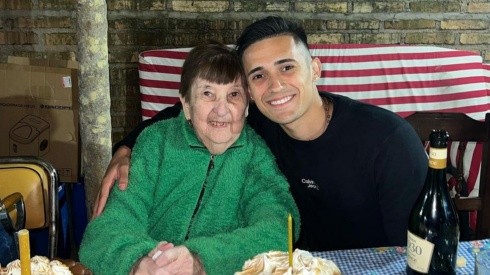 Solari compartiendo en el cumpleaños de su abuelita en diciembre pasado