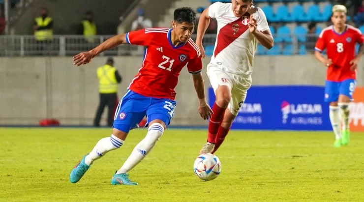 Darío Osorio no ha podido explotar sus condiciones en la selección chilena. 
   Foto: Carlos Parra/La Roja