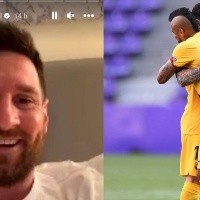 Messi emociona a Vidal con una videollamada: 'Gracias hermano'