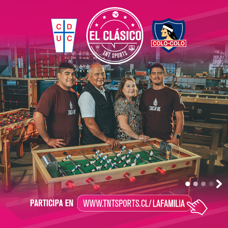 La familia Hidalgo López se ha encargado por 62 años de la fabricación de taca-taca en nuestro país. Un verdadero clásico no solo de nuestra infancia. Foto: TNT Sports.