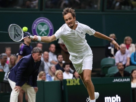 Medvedev celebra el levantamiento del veto en Wimbledon