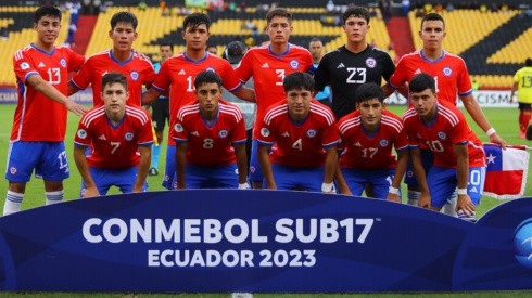 Formación confirmada de la selección chilena sub 17 ante Ecuador.