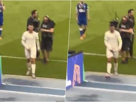 Cristiano responde con un Pato Yáñez a hinchas que le gritan "Messi"