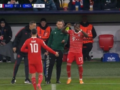 El frío saludo entre Sané y Mané tras enorme polémica en el Bayern