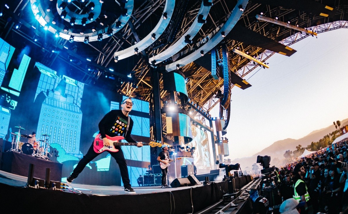 Blink182 en Coachella ¿Dónde ver EN VIVO y gratis el show?