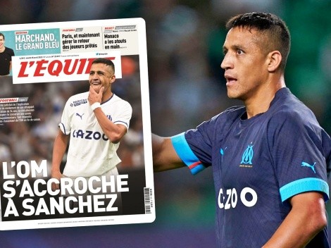 Alexis brilla en la portada de L'Equipe ante rumores