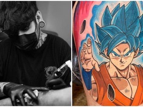 ¿Quién es el chileno que hará tatuajes de Dragon Ball en México?