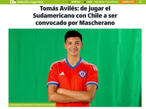 Al Mundial con Argentina: Olé y el "llamativo" Tomás Avilés