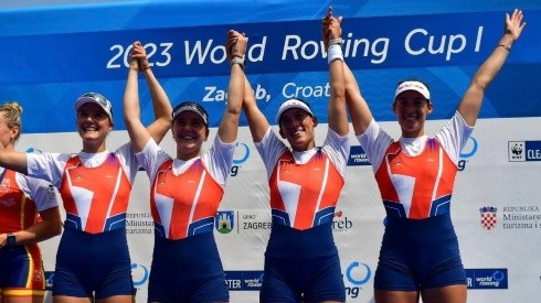 El Team Chile femenino gana medalla de oro en el Mundial de Remo