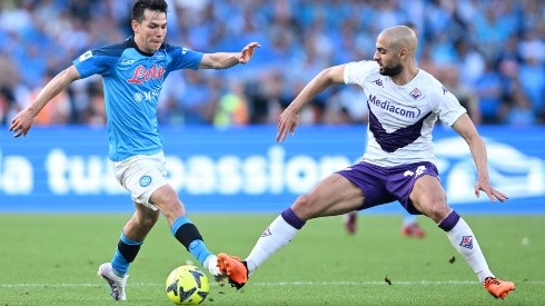 Napoli celebró el título de la Serie A de Italia con un triunfo ante Fiorentina, pero el festejo no fue total por la lesión de Hirving Lozano.