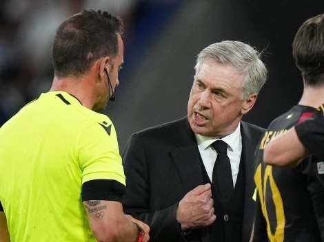 Carlo Ancelotti indignado: "El árbitro no estaba muy atento"
