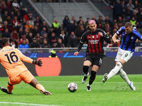 Inter le gana la primera semifinal al Milan en el clásico