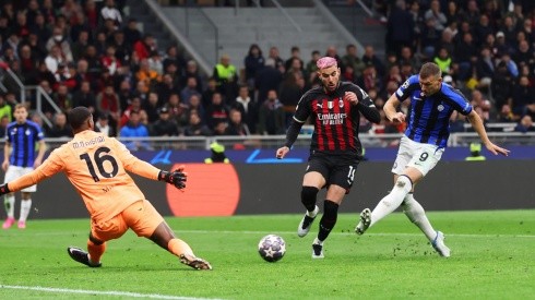 Inter se quedó con la primera semifinal de Champions ante AC Milan.