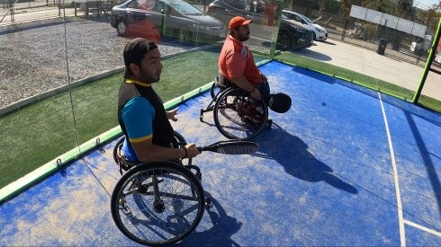 La dupla chilena que competirá en el Mundial de Padel en silla de ruedas.